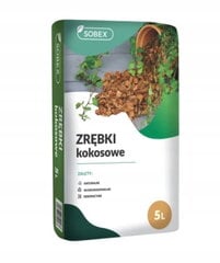 Kokoso drožlių frakcija 1,2-2,4 cm 5 l sodas kaina ir informacija | Gruntas, žemė, durpės, kompostas | pigu.lt