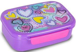 Pietų dėžutė COOLPACK Foodyx Pastel Hearts, su skyreliu kaina ir informacija | Maisto saugojimo  indai | pigu.lt