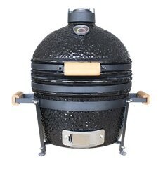 Kepsninė Kamado Euroliux E-16M BBQ, 45x48x49 cm, pilka kaina ir informacija | Kepsninės, griliai | pigu.lt