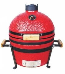 Kepsninė Kamado Euroliux AU-16M BBQ, 45x48x49 cm, raudona kaina ir informacija | Kepsninės, griliai | pigu.lt