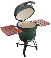 Гриль Kamado Euroliux E-21 BBQ, 130x73x122 см, зеленый цвет цена и информация | Грили | pigu.lt