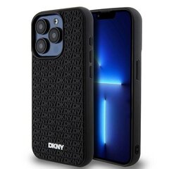 DKNY DKHCP15L3DRPWK iPhone 15 Pro 6.1" czarny|black hardcase 3D Rubber Repeat Pattern цена и информация | Чехлы для телефонов | pigu.lt