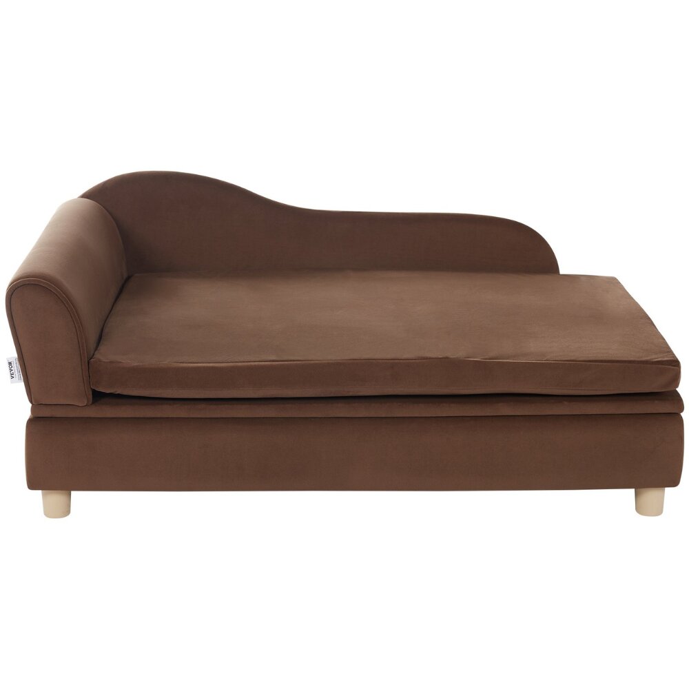 Naminių gyvūnėlių sofa-guolis Vevor, rudas, 101x58,5x42 cm kaina ir informacija | Guoliai, pagalvėlės | pigu.lt