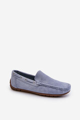 Men's Blue Suede Slip-On Moccasins Rayan 31600-T цена и информация | Женские солнцезащитные очки | pigu.lt