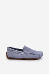 Men's Blue Suede Slip-On Moccasins Rayan 31600-T цена и информация | Женские солнцезащитные очки | pigu.lt