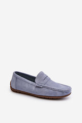 Men's Suede Moccasins Dark Blue Wesley 31618-T цена и информация | Женские солнцезащитные очки | pigu.lt