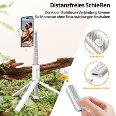 ATUMTEK "Bluetooth" asmenukių lazdos trikojis kaina ir informacija | Asmenukių lazdos (selfie sticks) | pigu.lt