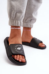 Black boys' flip-flops 4FJMM00FFLIM043-21S 32434-21 цена и информация | Спортивная обувь, кроссовки для женщин | pigu.lt