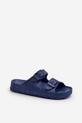 Lightweight Boys' Foam Sandals with Buckles Navy Adirnaca 32566-18 цена и информация | Спортивная обувь, кроссовки для женщин | pigu.lt