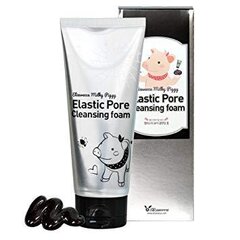 Elizavecca Elastic Pore Cleansing Foam 120ml - valomos ir poras sutraukiančios veido valymo putos su aktyvia anglimi цена и информация | Средства для очищения лица | pigu.lt