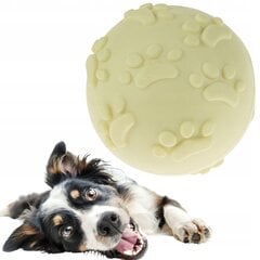 Šunų žaislas guminis kamuoliukas su letenų pagalvėlėmis, girgždantis, aportas 6cm kaina ir informacija | Draskyklės | pigu.lt