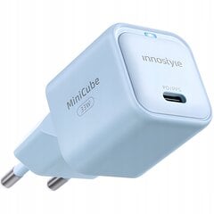 INNOSTYLE БЫСТРОЕ ЗАРЯДНОЕ УСТРОЙСТВО CUBE USB-C 33W USB TYPE C GAN II ДЛЯ SAMSUNG LED цена и информация | Зарядные устройства для телефонов | pigu.lt