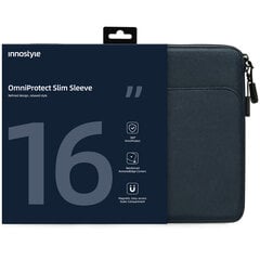 INNOSTYLE 16" NEŠIOJAMOJO KOMPIUTERIO KREPŠYS VANDENIUI ATSPARUS DĖKLAS OMNIPROTECT SLIM BLUE kaina ir informacija | Krepšiai, kuprinės, dėklai kompiuteriams | pigu.lt