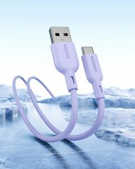 INNOSTYLE ULTRAFLEX USB-C GREITOJO ĮKROVIMO KABELIS IPHONE SAMSUNG QC 4.0 KEVLAR 2 M VIOLETINĖS SPALVOS kaina ir informacija | Krovikliai telefonams | pigu.lt