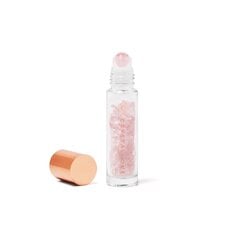 CRYSTALLOVE Buteliukas su kristalais aliejui 10ml - rožinis kvarcas цена и информация | Массажеры для лица, инструменты для чистки лица | pigu.lt