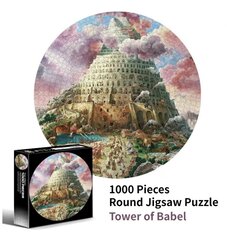 Dėlionė Babelio bokštas, Jigsaw 1000d. kaina ir informacija | Dėlionės (puzzle) | pigu.lt