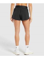 Gymshark šortai moterims Juodi B1A4M SKU#172016794544506161 цена и информация | Женские шорты | pigu.lt