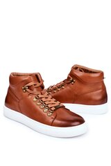 Men's Sneakers Leather Shoes GOE Brown GG1N3011 12534-P цена и информация | Кроссовки для мужчин | pigu.lt