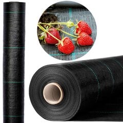 Agrotekstilė agrotekstilė juoda 110 x 1000 cm 70 g/m2 kaina ir informacija | Sodo įrankiai | pigu.lt