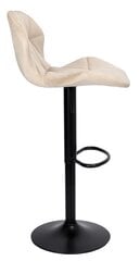 Gordon Black meringue Velvet baro kėdė kaina ir informacija | Virtuvės ir valgomojo kėdės | pigu.lt