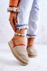 Slip-on espadrilles Big Star JJ274879 Beige 18923-21 цена и информация | Женские туфли | pigu.lt