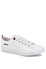 Men's Low Leather Sneakers Big Star KK174008 White 21570-P цена и информация | Кроссовки для мужчин | pigu.lt