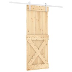 Stumdomos vidaus durys su įrangos rinkiniu 80x210cm kaina ir informacija | Vidaus durys | pigu.lt