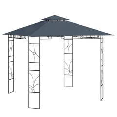 Pavėsinė, 3x3x2,7 m, pilka kaina ir informacija | Pavėsinės | pigu.lt