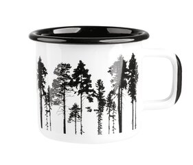 Muurla Nordic Forest emaliuotas puodelis, 370 ml kaina ir informacija | Taurės, puodeliai, ąsočiai | pigu.lt