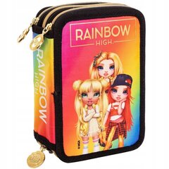 Trijų skyrių penalas su priedais AstraBag AC31 Rainbow High Golden Style kaina ir informacija | Penalai | pigu.lt