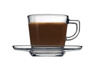 Кофейные чашки PASABAHCE Carre, 12 шт цена и информация | Стаканы, фужеры, кувшины | pigu.lt