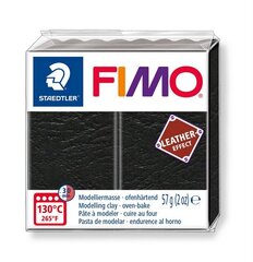 Modelinas Fimo odos efekto, juodas, 56g. цена и информация | Принадлежности для изготовления украшений, бисероплетения | pigu.lt