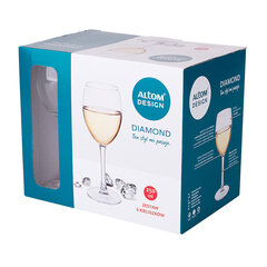 Diamond balto vyno taurės, 250ML, 6 VNT. kaina ir informacija | Taurės, puodeliai, ąsočiai | pigu.lt