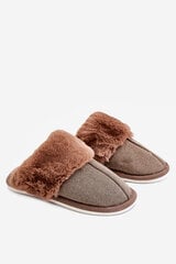 Men's Warm Slippers Brown Marcus 22830-T цена и информация | Мужские шлепанцы, босоножки | pigu.lt