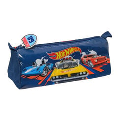 Mokyklinis dėklas Hot Wheels Speed club oranžinis mėlyna 21 x 8 x 7 cm kaina ir informacija | Penalai | pigu.lt