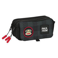 Тройной пенал Paul Frank Campers, чёрный, 21.5 x 10 x 8 cм цена и информация | Paul Frank Товары для детей и младенцев | pigu.lt