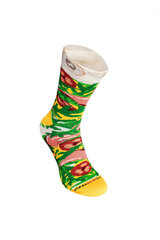 Rainbow Socks 1 Pair Italian Pizza Socks 23537-250 цена и информация | Женские носки | pigu.lt