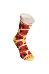 Rainbow Socks 1 Pair Pepperoni Pizza Socks 23538-250 цена и информация | Женские носки | pigu.lt