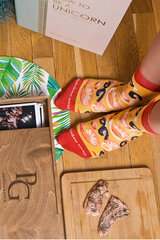 Rainbow Socks 1 Pair Seafood Pizza Socks 23539-250 цена и информация | Женские носки | pigu.lt