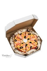 Vaivorykštės kojinės "Pizza" 4 poros Jūros gėrybės 23561-250 kaina ir informacija | Moteriškos kojinės | pigu.lt