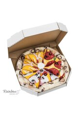 Vaivorykštės kojinės "Pizza" 4 poros Havajų Pepperoni Capricciosa 23569-250 kaina ir informacija | Moteriškos kojinės | pigu.lt