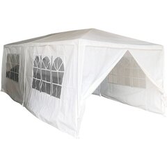 Sodo paviljonas Saska Garden, 6x3 m, baltas kaina ir informacija | Pavėsinės | pigu.lt