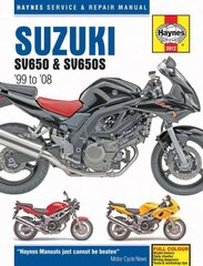 Suzuki Sv650 &amp; Sv650S: 99-08 kaina ir informacija | Kelionių vadovai, aprašymai | pigu.lt