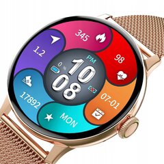 BlueQ DT2 Gold kaina ir informacija | Išmanieji laikrodžiai (smartwatch) | pigu.lt