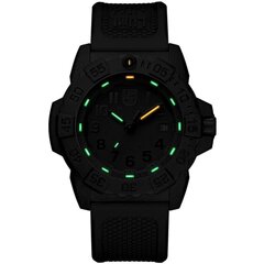 Unisex laikrodis Luminox Navy SEAL Blackout Dive XS.3501.BO.F kaina ir informacija | Vyriški laikrodžiai | pigu.lt