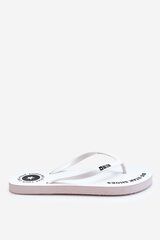 Comfortable Big Star Flip Flops LL274795 White 24139-21 цена и информация | Женские тапочки | pigu.lt