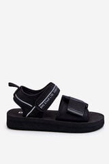 Women's Velcro Sandals Big Star LL274784 Black 24150-21 цена и информация | Женские босоножки | pigu.lt