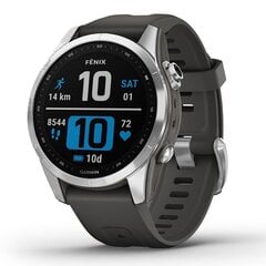 Garmin fēnix® 7S Silver/Graphite 42mm kaina ir informacija | Išmanieji laikrodžiai (smartwatch) | pigu.lt