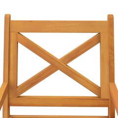 4-ių dalių lauko kėdžių komplektas , rudas цена и информация | Садовые стулья, кресла, пуфы | pigu.lt