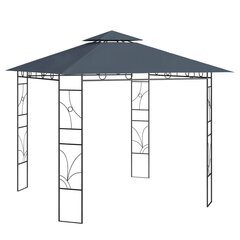 Pavėsinė, 3x3x2,7 m, pilka цена и информация | Беседки, навесы, тенты | pigu.lt